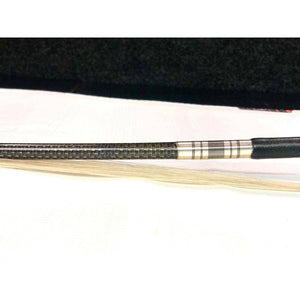 Classical Strings Gold Woven Three Star Deluxe Carbon Fiber Cello Bow 4/4 Round (CSCOGDCRN44)