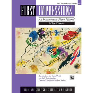 First Impressions: Music and Study Guides