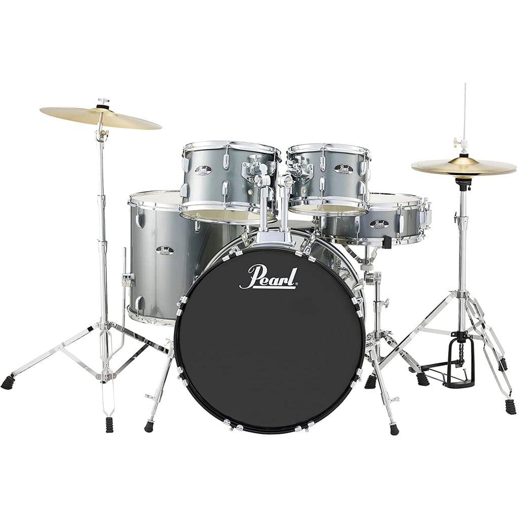 Pearl Roadshow 5-Piece Drum Set, Charcoal Metallic (Kit Only) - Irvine Art And Music