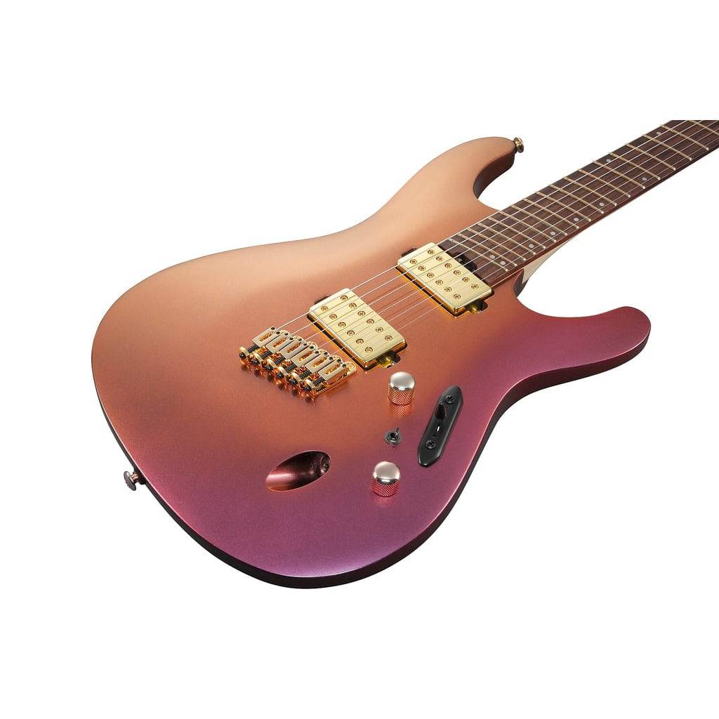 Ibanez Axe Design Lab SML721 Electric Guitar - Rose Gold Chameleon