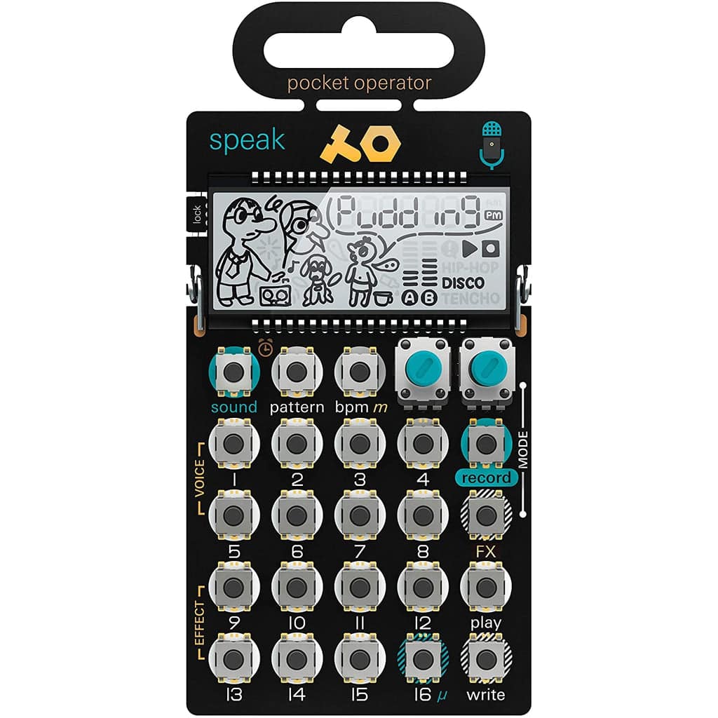 Teenage Engineering PO-35 Pocket Operator Speak Vocal Synth and Sequencer