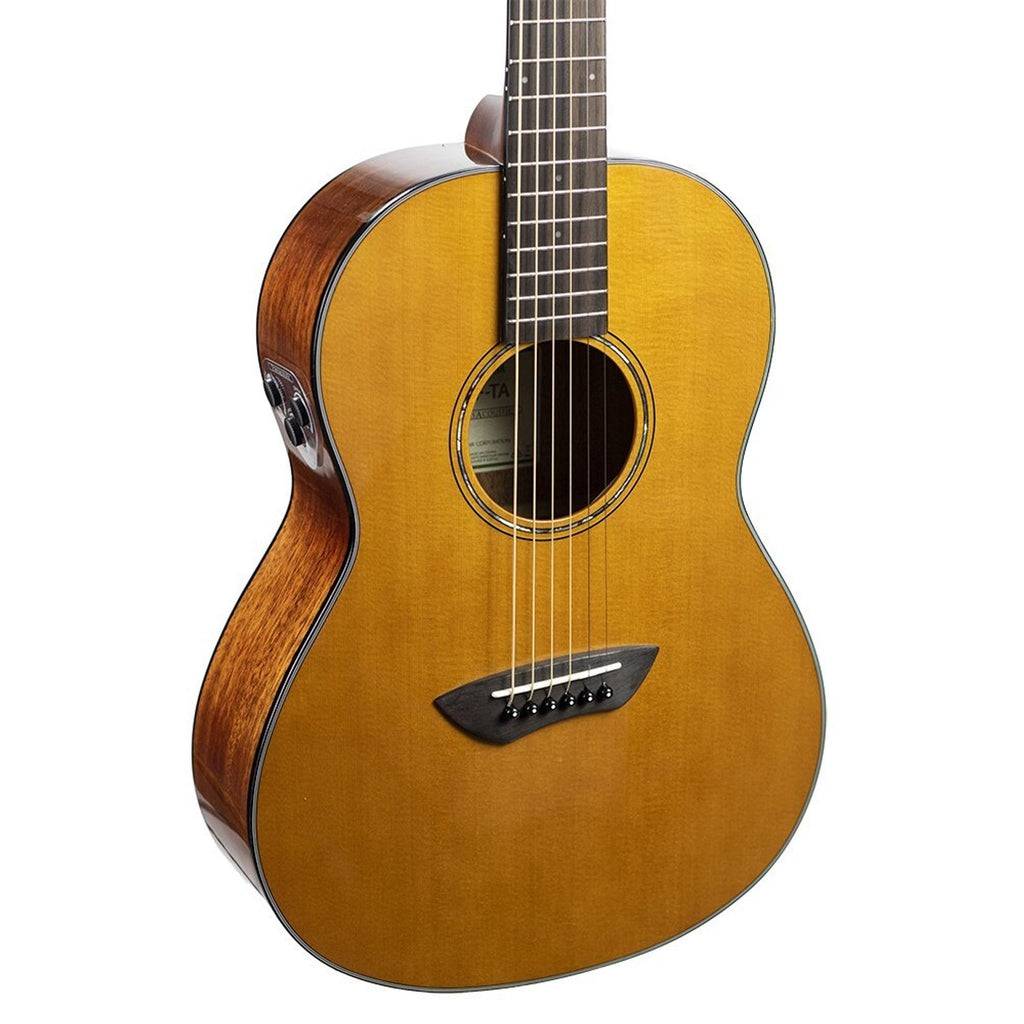 Yamaha CSF-TA TransAcoustic Parlor Size Acoustic Electric Guitar - Vintage Natural Gloss - Irvine Art And Music