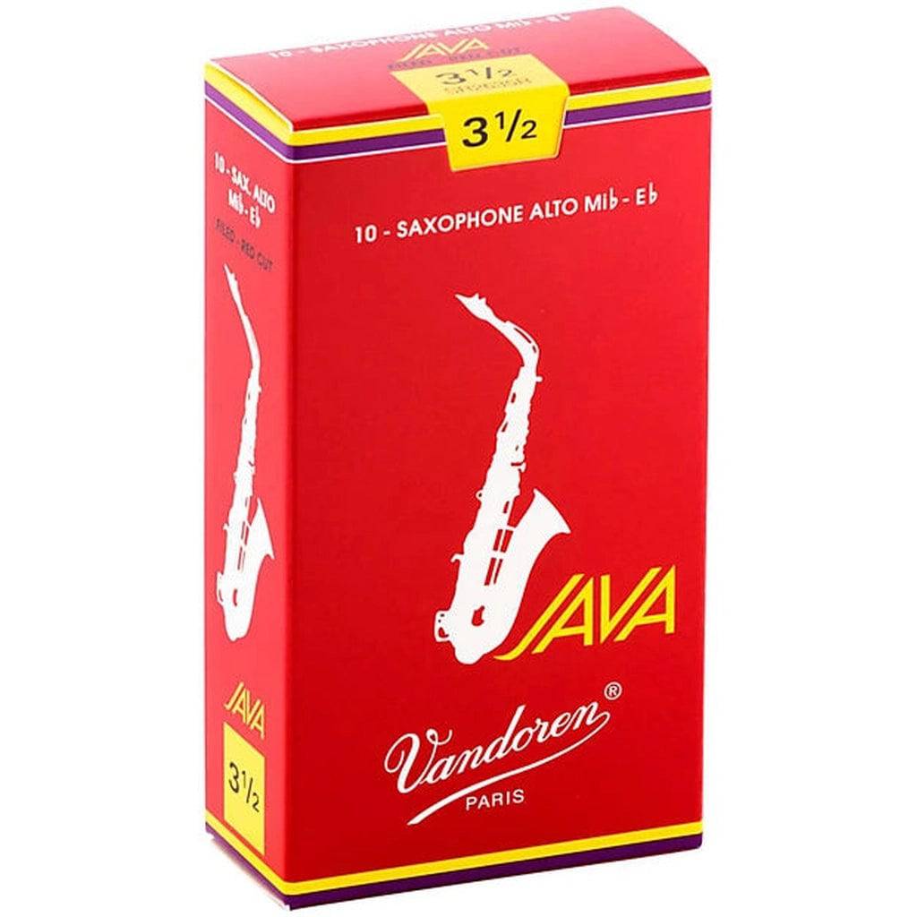 Vandoren Java Red Alto Saxophone Reeds - 10 Pack